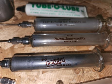 Glass Medical Syringes