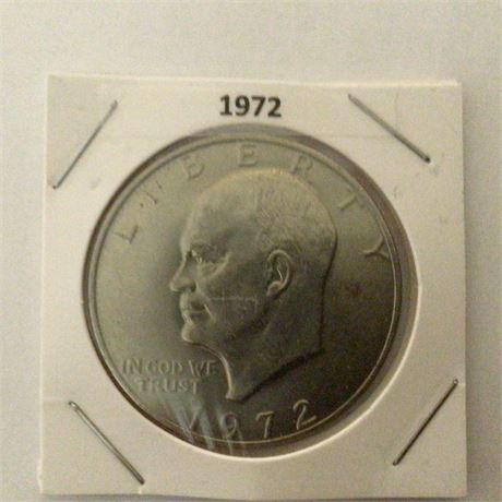 1972 Eisenhower Dollar Coin
