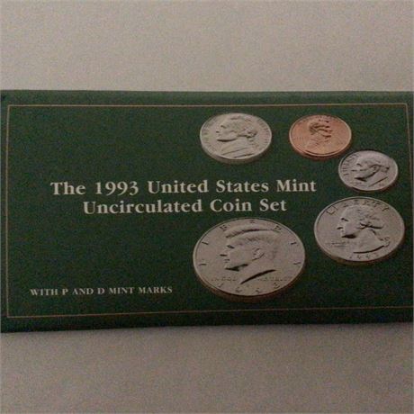1993 United States Mint Set  Uncirculated
