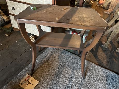 Old Table- Signed