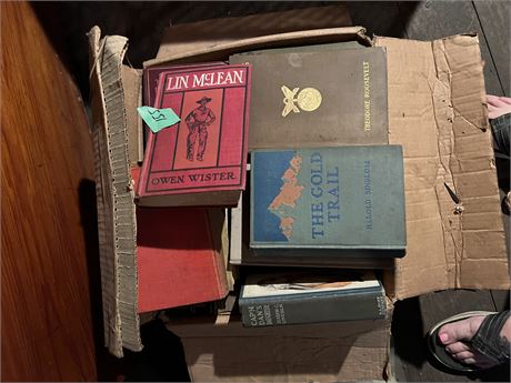 Box of Vintage Books