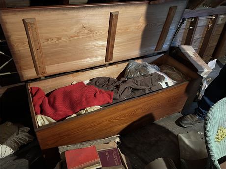 Chest with Vintage Clothes