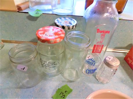 Glass jars
