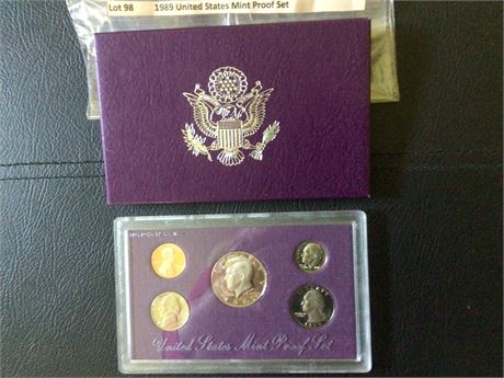 1989 United States Mint Proof Set