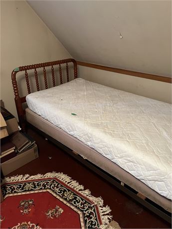 Two Twin Beds with Linens