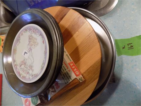 Kitchen Pans, Cutting Board