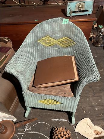 Childrens Chair and Childrens Records