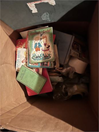 Box of Vintage Books - Attic