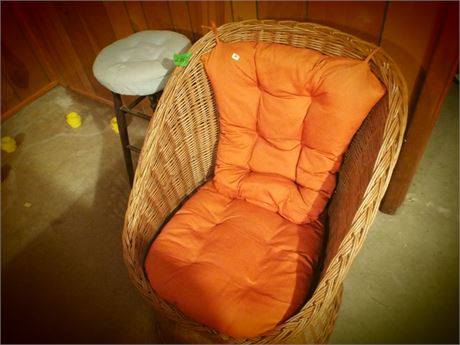 Vintage Rattan Chair