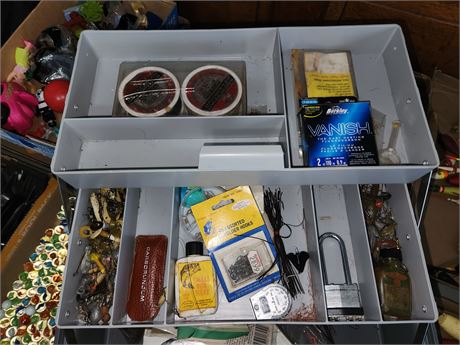 Fishing Tackle And Tackle Box