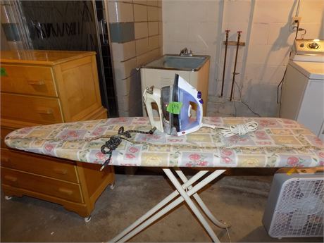 Iron and ironing Board