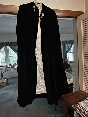 Black Velvet Cape