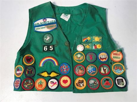 Girl Scout Vest (See Pictures)
