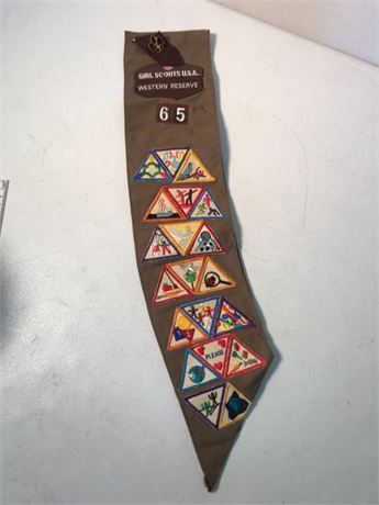 Girl Scout Sash & Patches