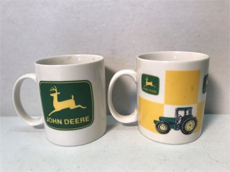 2 John Deere Mugs