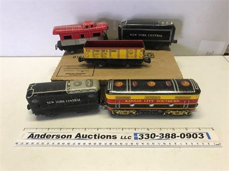 Marx Train Cars