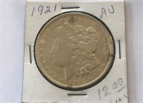 1921 US Silver One Dollar Coin