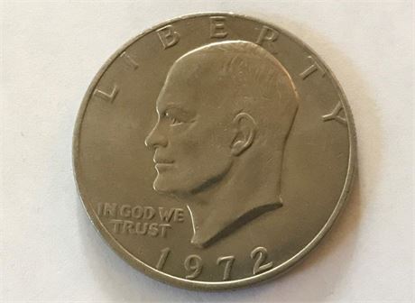 1972 US Eisenhower Dollar Coin (#4)