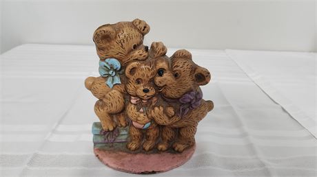 Vintage 3 Bears Cast Iron Door Stop