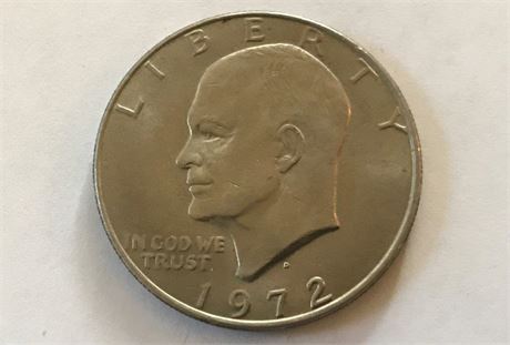 1972 US Eisenhower Dollar Coin (#3)