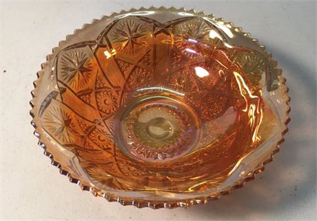 Fenton Carnival Glass Bowl