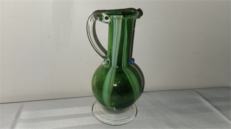 Small Green Vase 6"