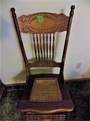 Wood, Cane Chair