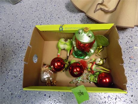 Frog Christmas Decorations