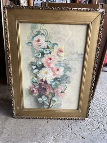 Antique Art Framed