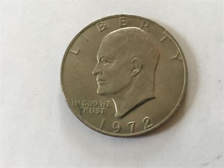 1972 US Eisenhower Dollar Coin (#2)