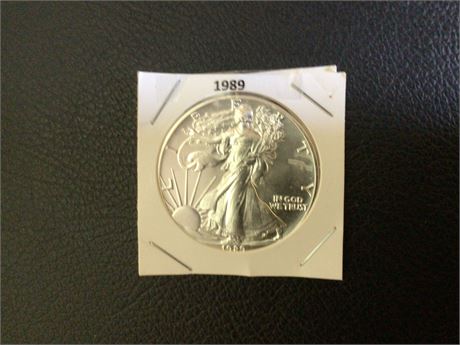 1989 Walking Liberty Silver Dollar