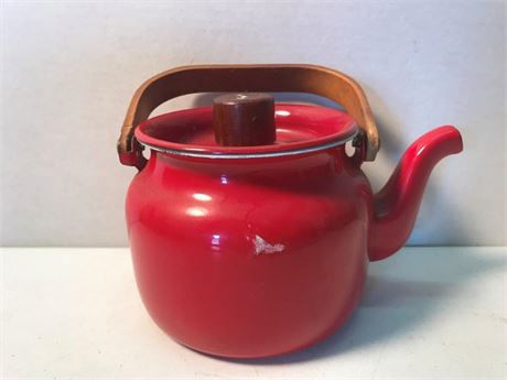 Honey Your Life Enamel Teapot