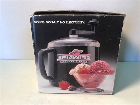 Donvier Ice Cream Maker