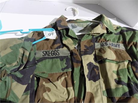 Army Fatigues Size Small Shirt and Pants