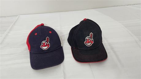 2 Cleveland Indians Baseball Hats