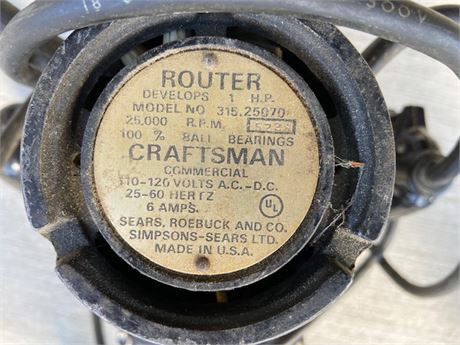 Sears Craftsman Router