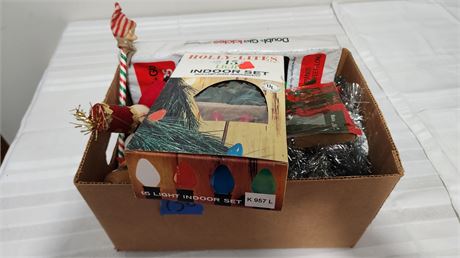 Lot Of Christmas Decorations.
