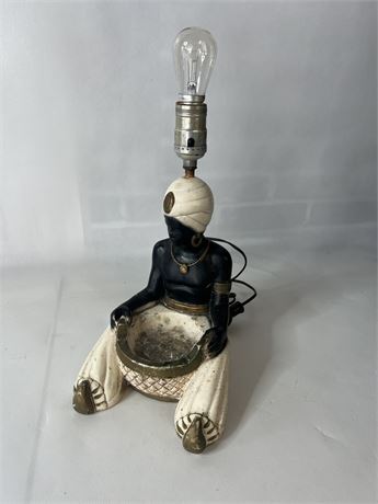 Chalkware Lamp