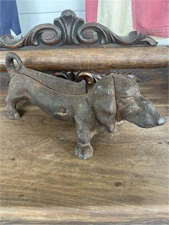 Cast Iron Daschund Boot Scaper