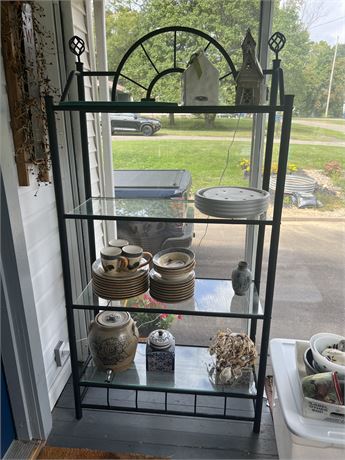 Metal and Glass Shelf