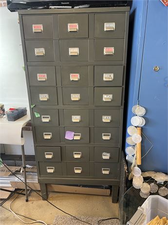 Large Metal Cabinet Storage Drawers