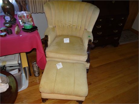 Chair and Ottaman