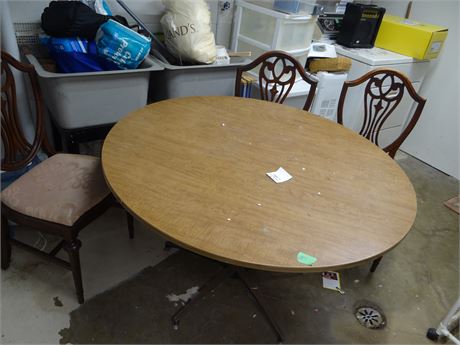 Table and chairs