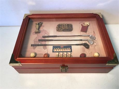Golf Themed Keepsake Box