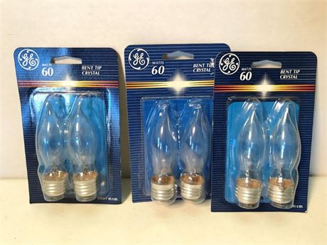 3 Pks of 60 Watt Bulbs