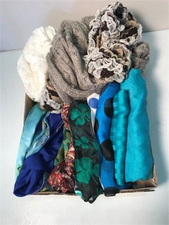 Flat of Misc. Scarves