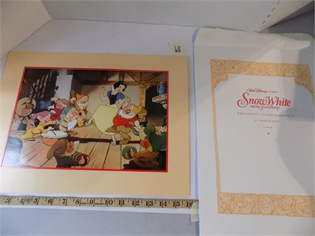 Collectible Snow White 1994 Lithograph