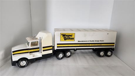 NYLINT Semi Truck. Wayne Dalton Mt. Hope. Plastic Cab & Metal Trailer