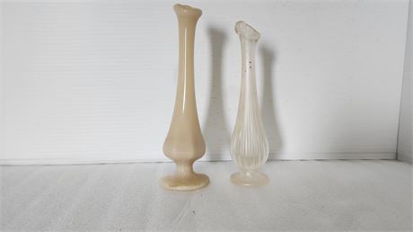 2 Small Bud Vases