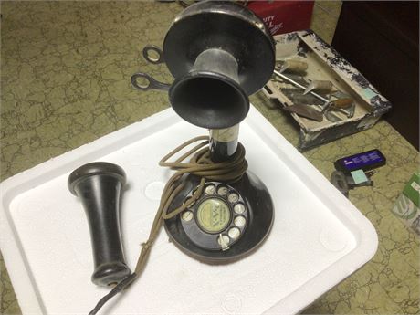 Rare Vintage Telephone with Connection Box